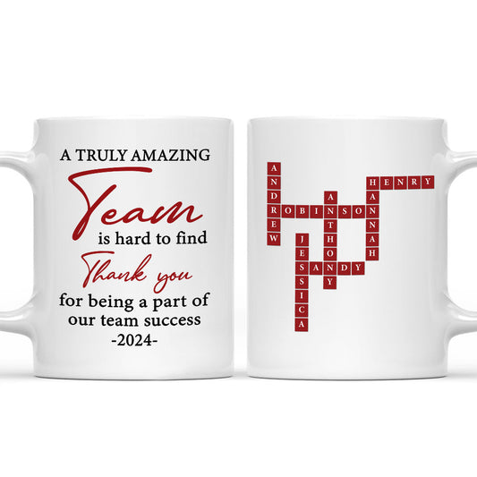 A Truly Amazing Team - Personalized Custom Coffee Mug