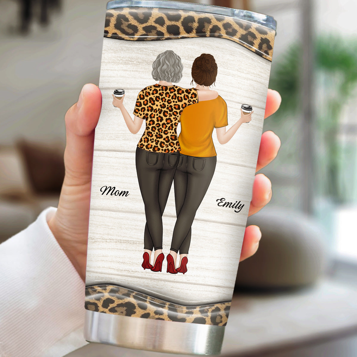 Watching You Be A Mom - Personalized Custom 3D Inflated Effect Tumbler