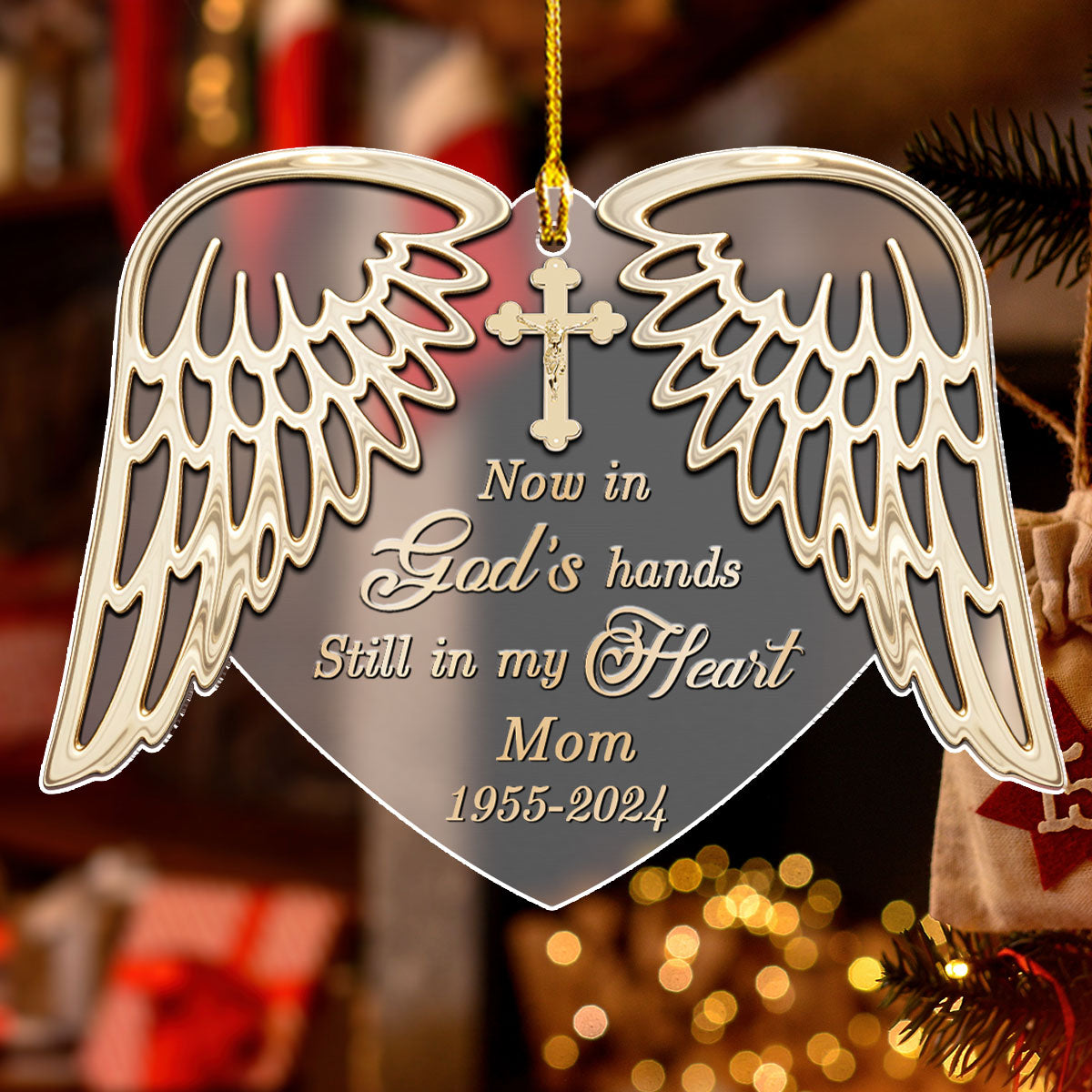 Still In My Heart - Personalized Custom Frosted Acrylic Ornament