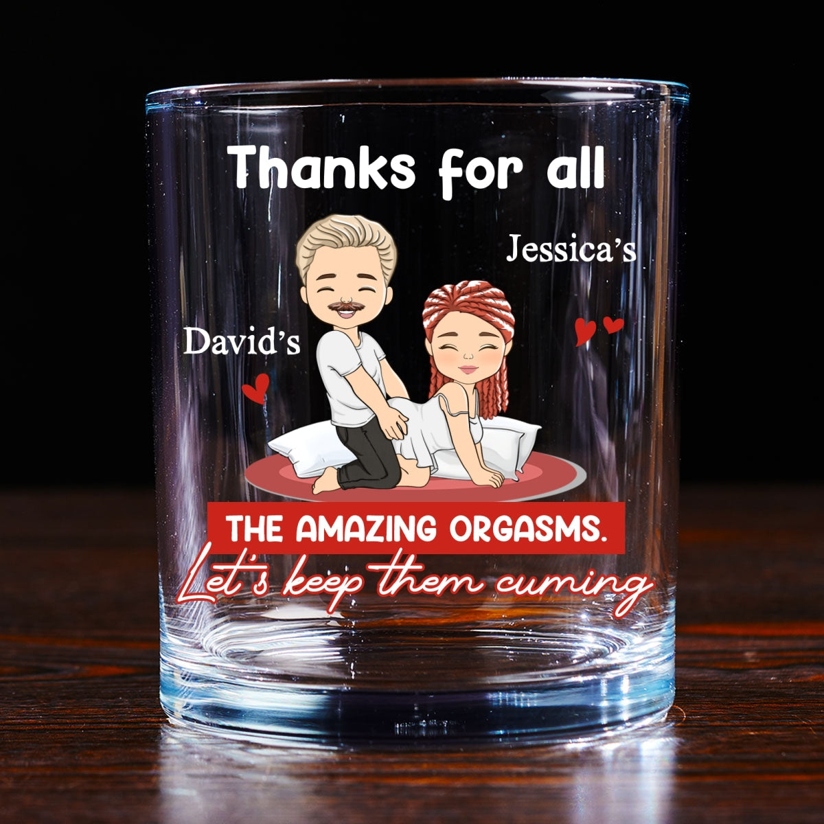 Thanks For All The Good Things - Personalized Custom Whiskey Glass