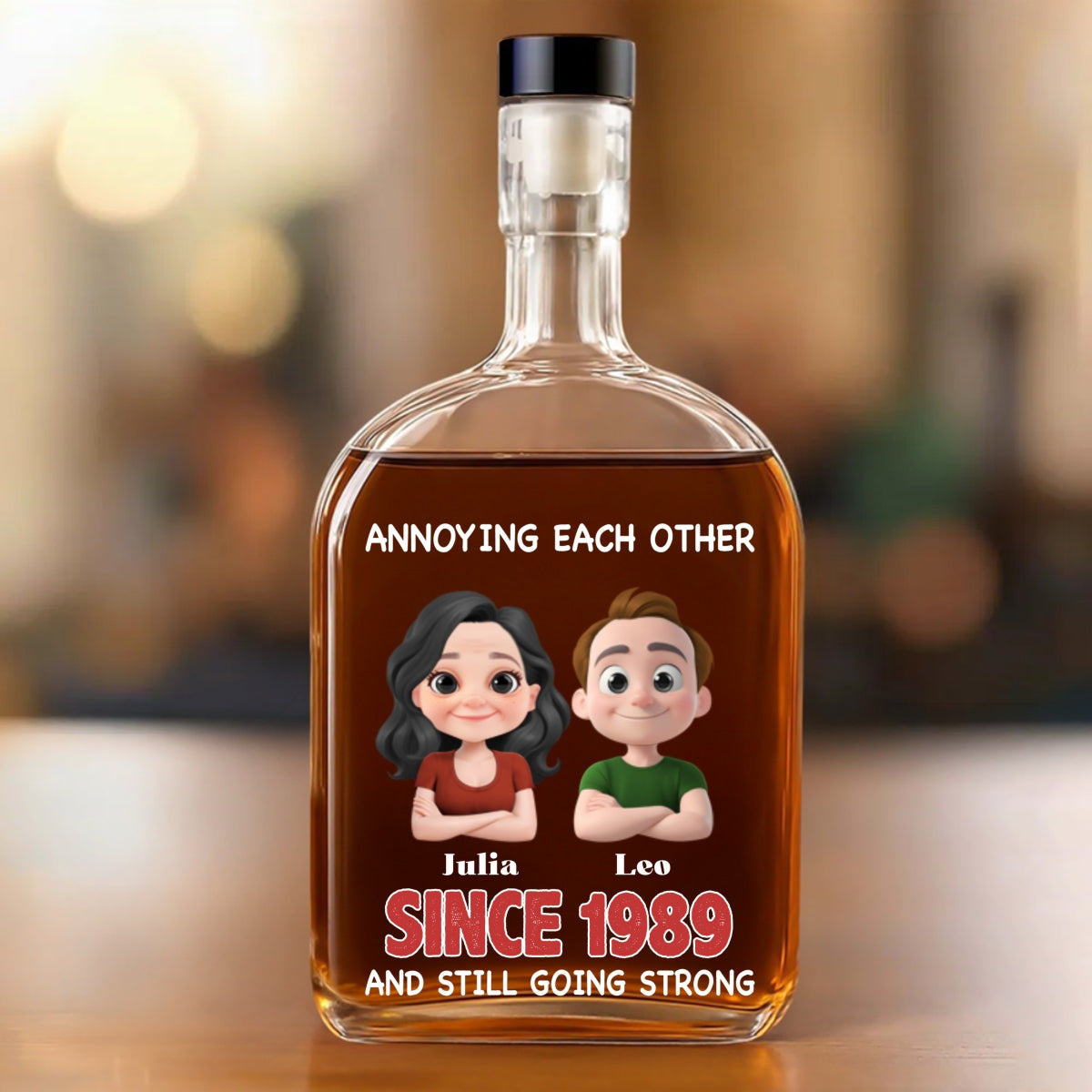 Love Forever - Personalized Custom Spirits Decanter