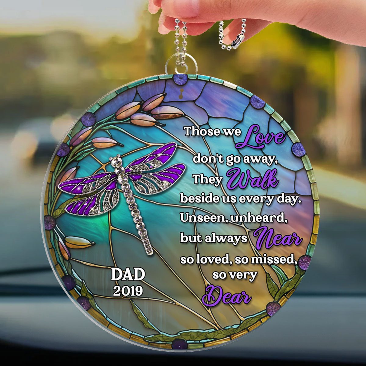 Unseen Unheard But Always Near - Personalized Custom Car Ornament