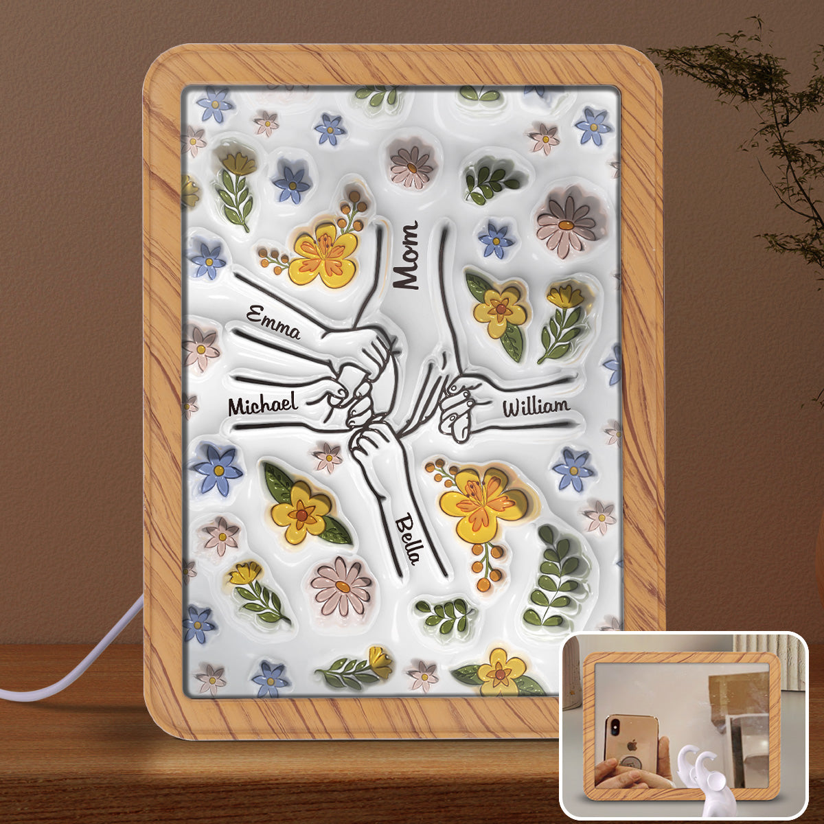 Hold Our Hand - Personalized Custom Magic Mirror