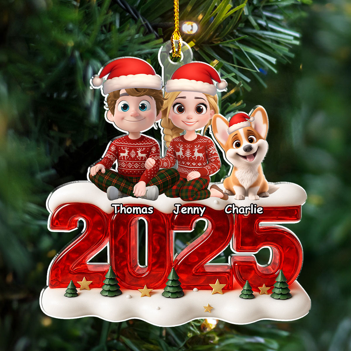 Memorable Year - Personalized Custom Acrylic Ornament
