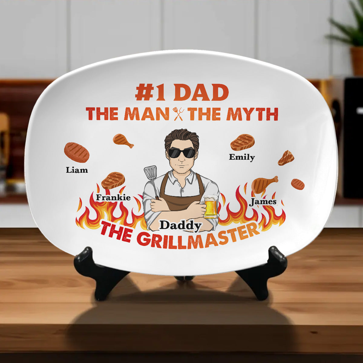 The Grillmaster - Personalized Custom Platter