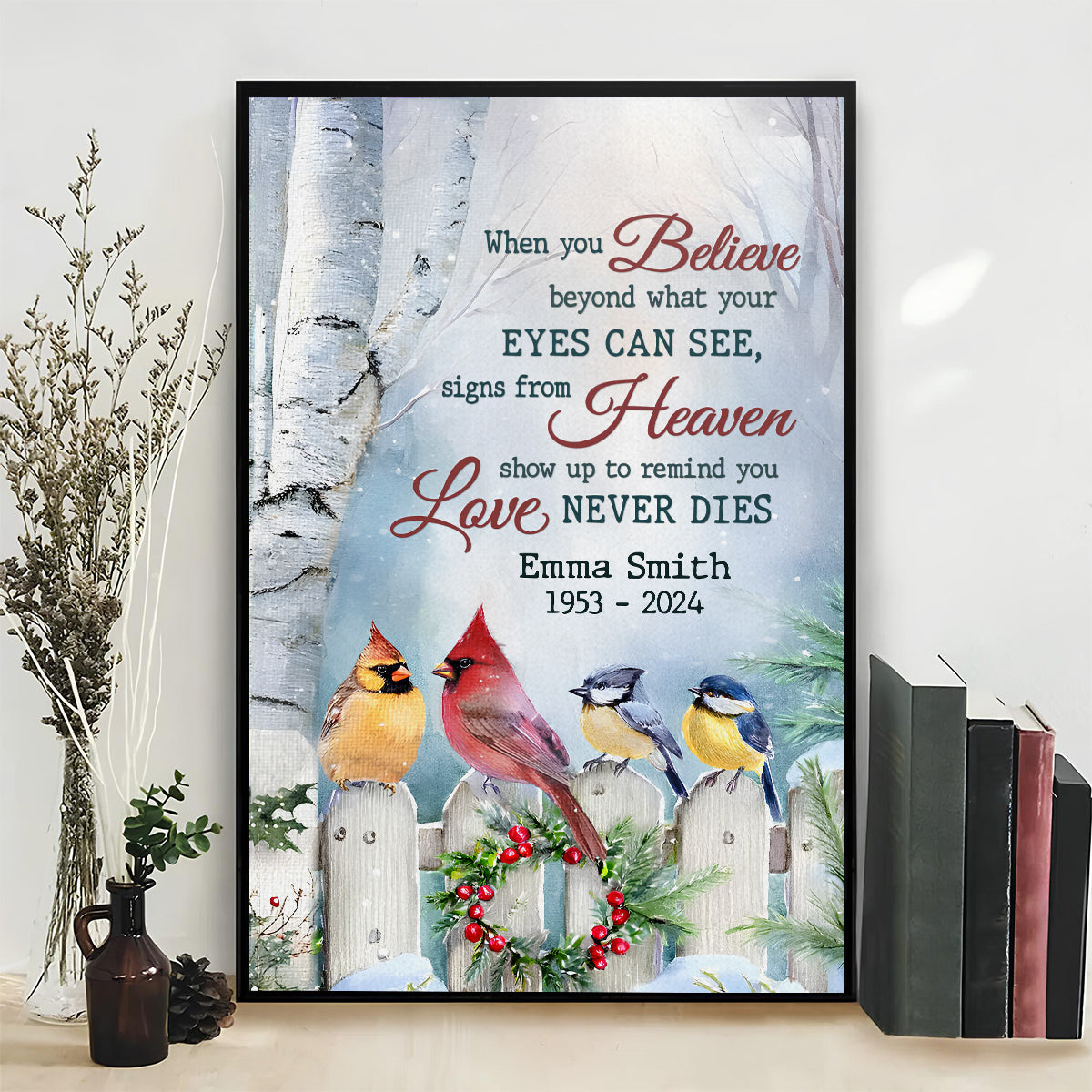 You Will Remain In Our Hearts Forever - Personalized Custom Poster