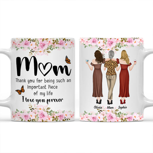 Mom I Love You Forever - Personalized Custom Coffee Mug
