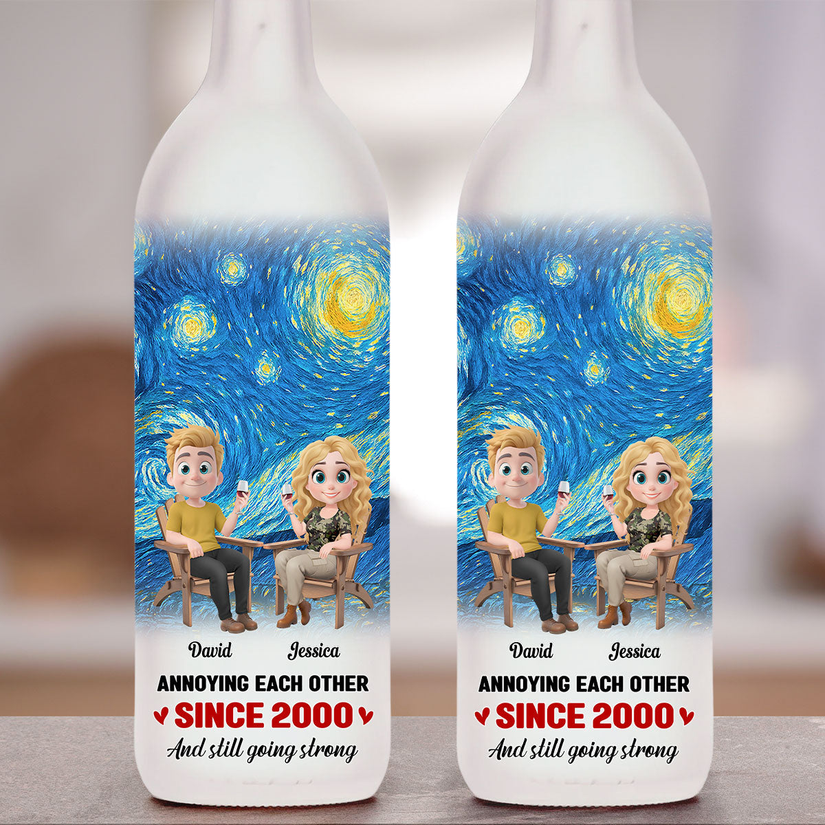 Keep This Love For Years - Personalized Custom Bottle Lamp