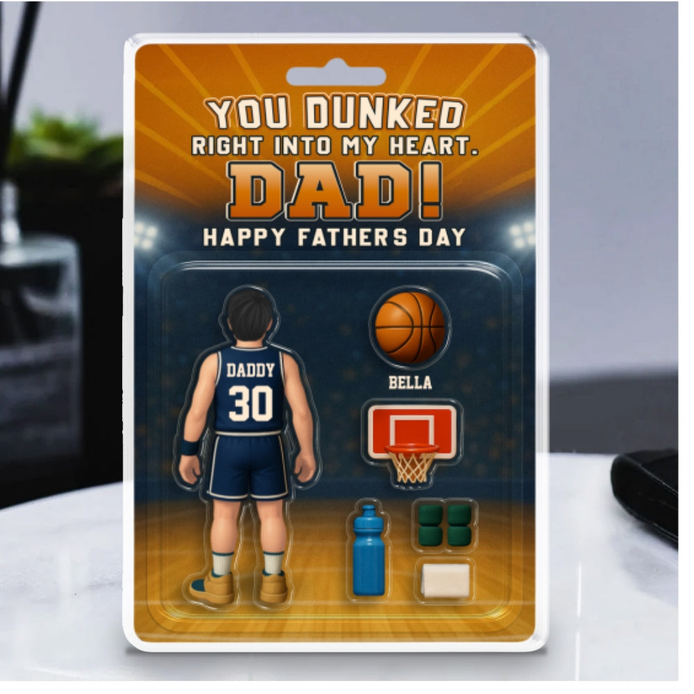 You Dunked Right Into My Heart - Personalized Custom Acrylic Plaque 