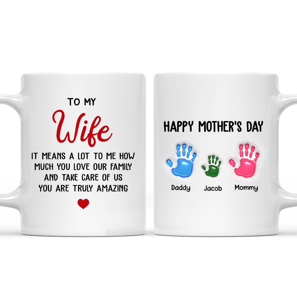 Amazing Wife - Personalized Custom 3D Inflated Effect Mug