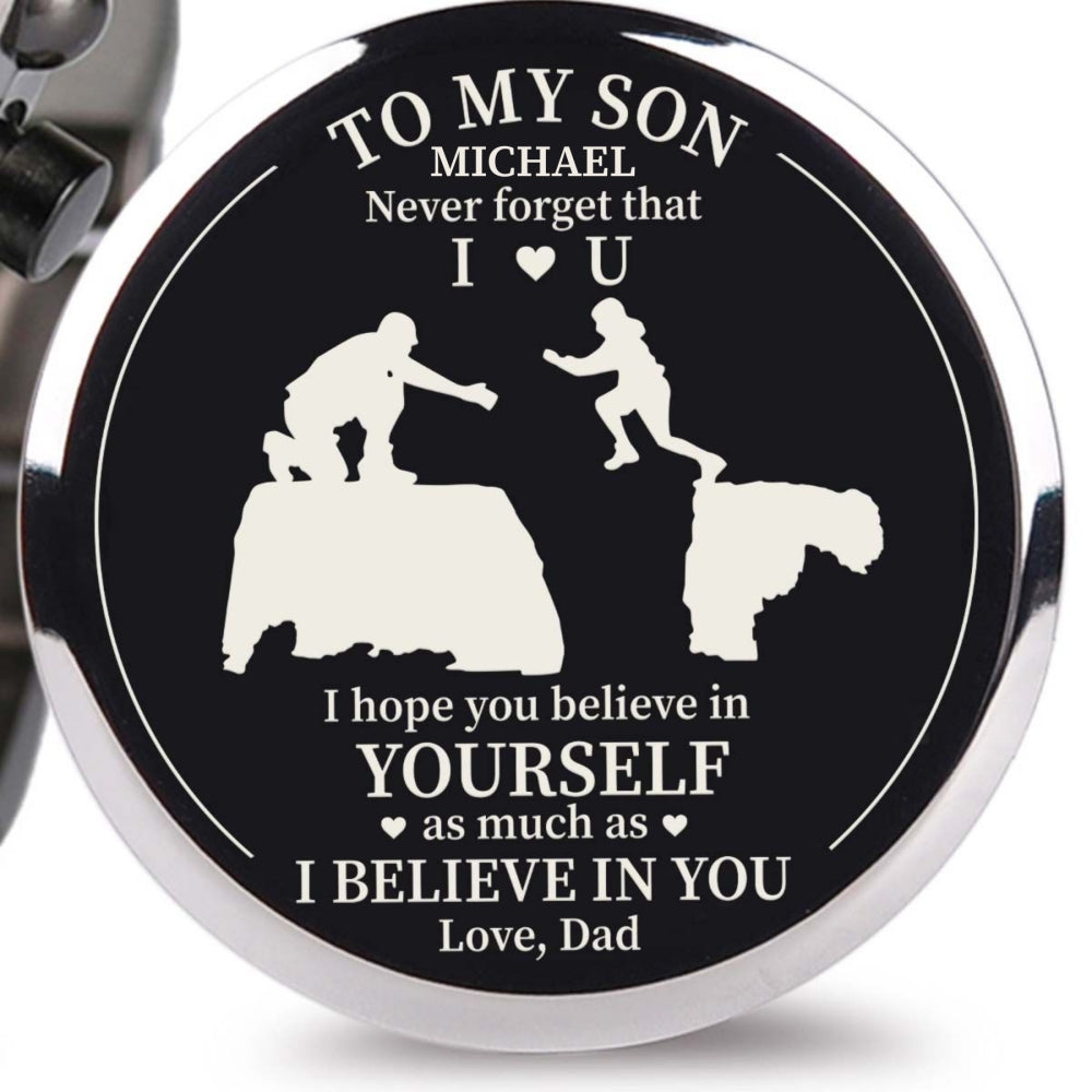 I Believe In You - Personalized Engraved Wooden Watches GQ026