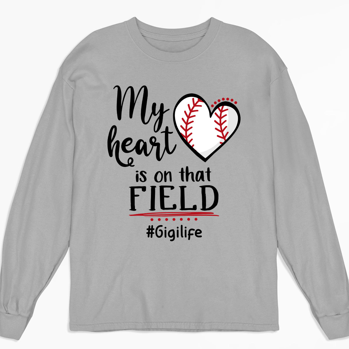 My Heart Is On That Field - Personalized Custom Shirt