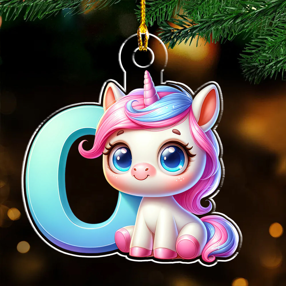 Alphabet Game Cartoon - Personalized Custom Acrylic Ornament