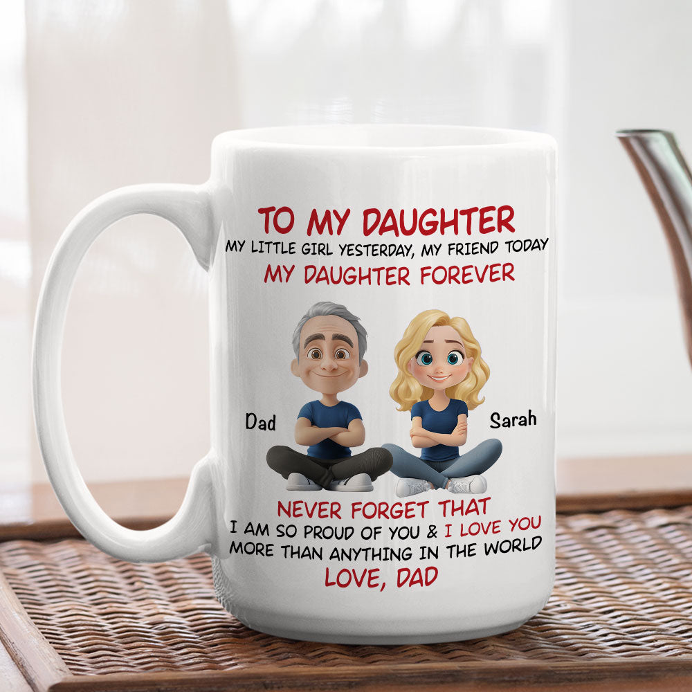 My Little Boy Yesterday - Personalized Custom Coffee Mug