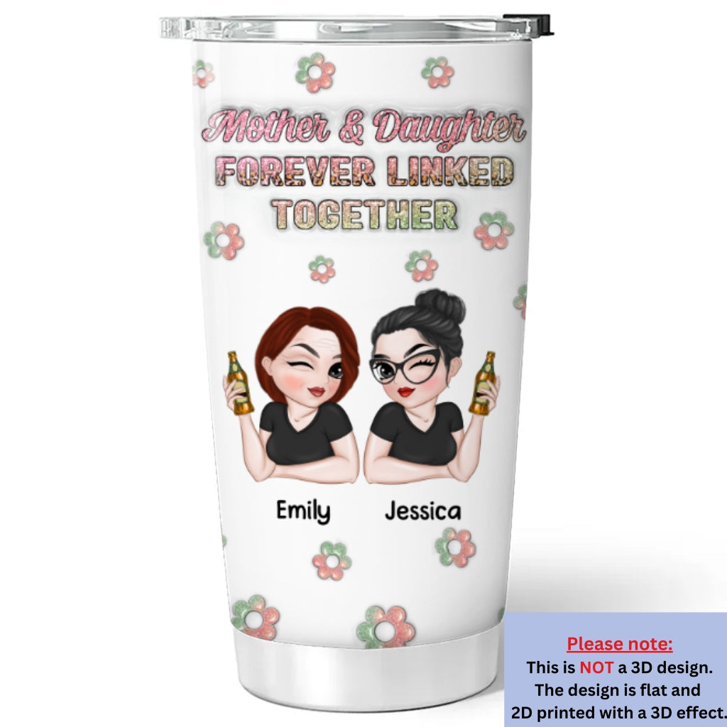 Our Love for You is Unbreakable Mom - Personalized Custom 3D Inflated Effect Tumbler
