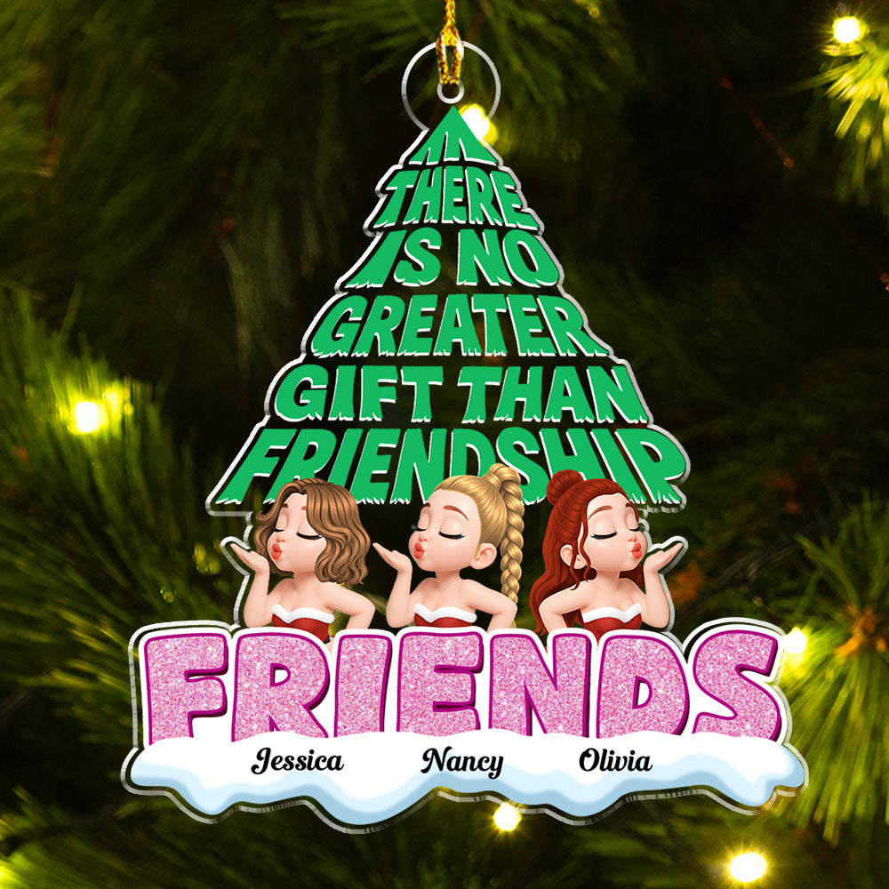 The Gift Of Friendship - Personalized Custom Acrylic Ornament