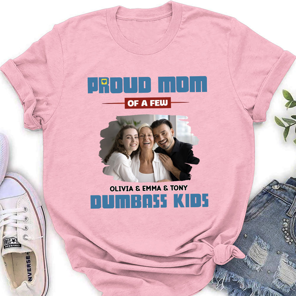 Proud Mom Photo - Personalized Custom Shirt