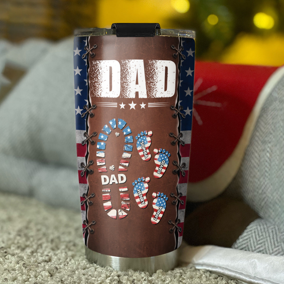 Daddy Super Power - Personalized Custom Tumbler