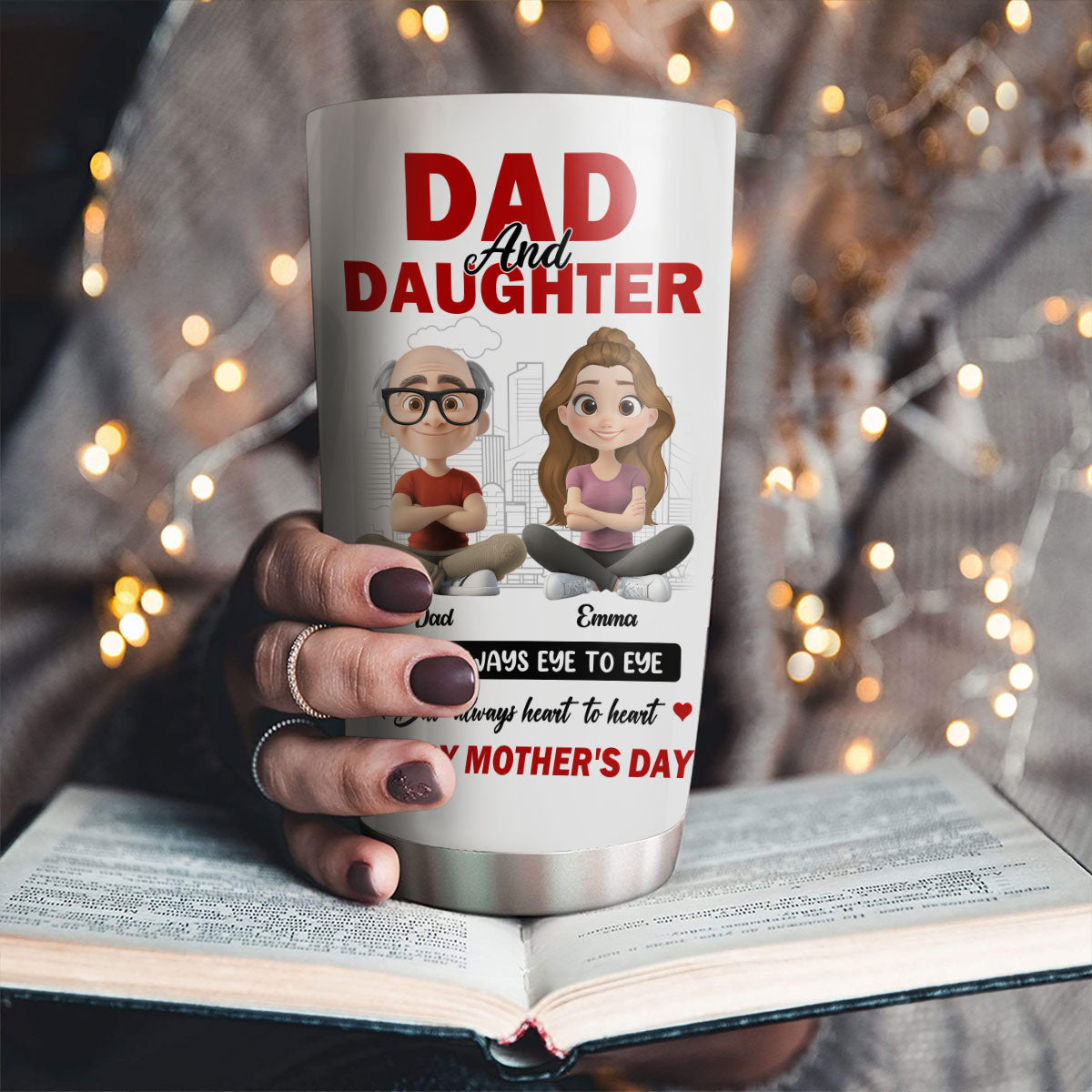 Different Minds One Loving Bond - Personalized Custom Tumbler