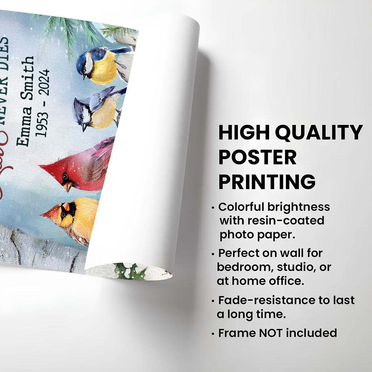 You Will Remain In Our Hearts Forever - Personalized Custom Poster