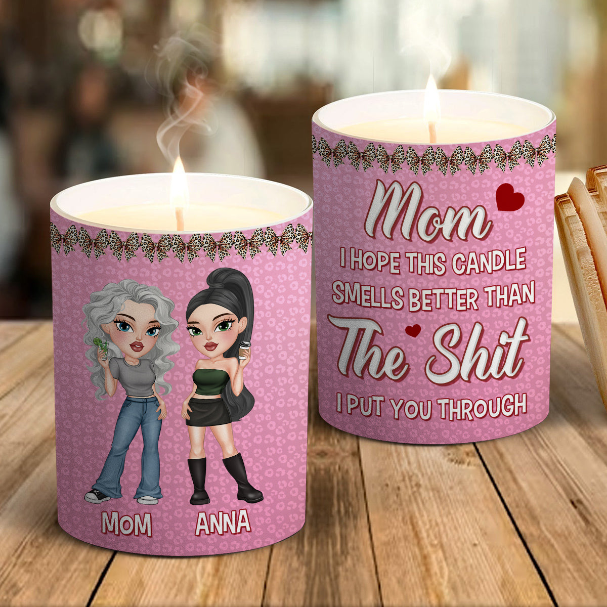 Mom You Deserve This - Personalized Custom Candle