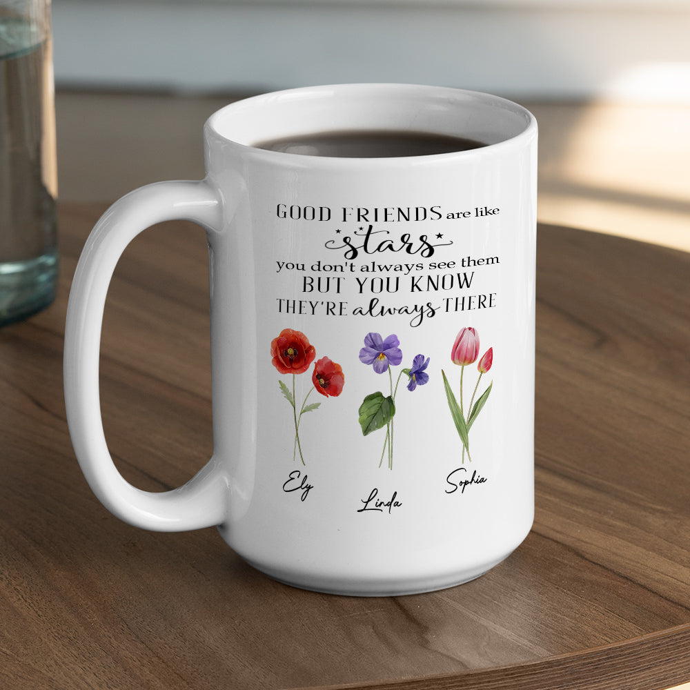 Friends Like Stars - Personalized Custom Coffee Mug