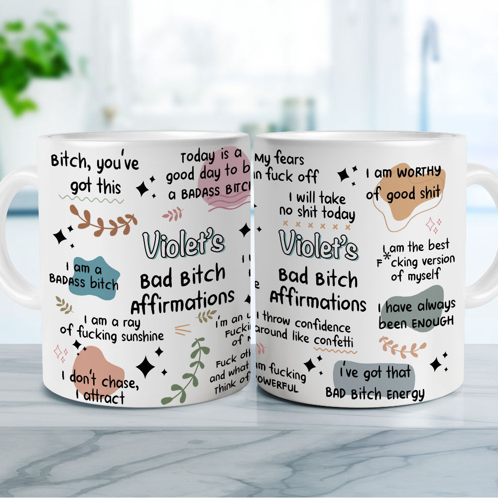 Funny Affirmations - Personalized Custom Coffee Mug