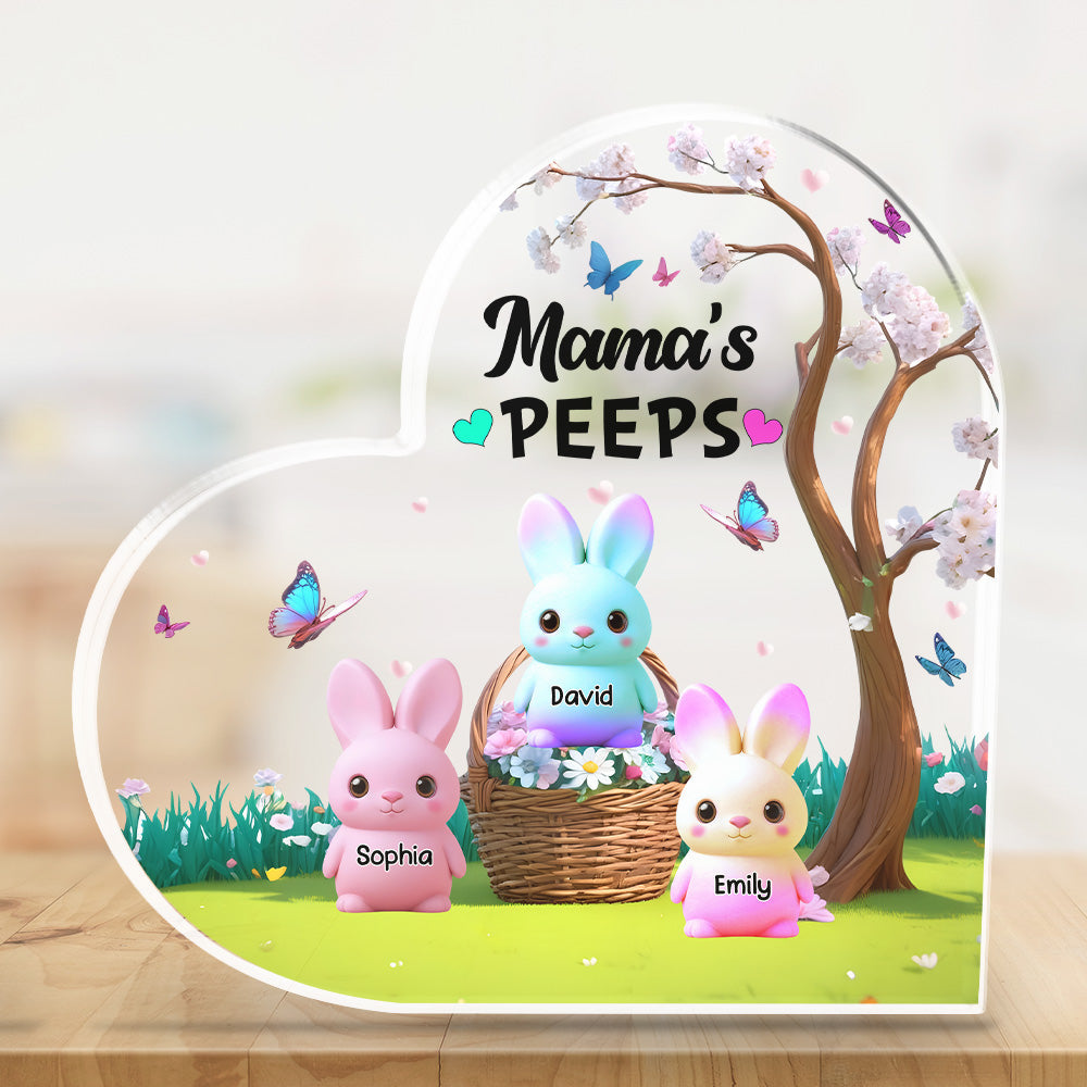 Marshmallow Rabbit - Personalized Custom Acrylic Plaque