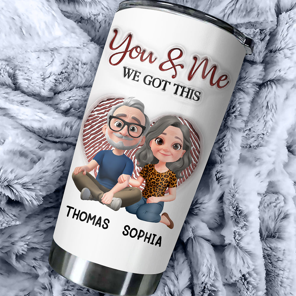 Annoying Each Other For Many Years - Personalized Custom 3D Inflated Effect Tumbler