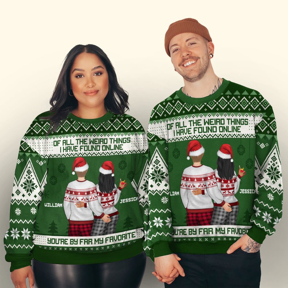 You Are By Far My Favorite - Personalized Custom All-Over-Print Sweatshirt