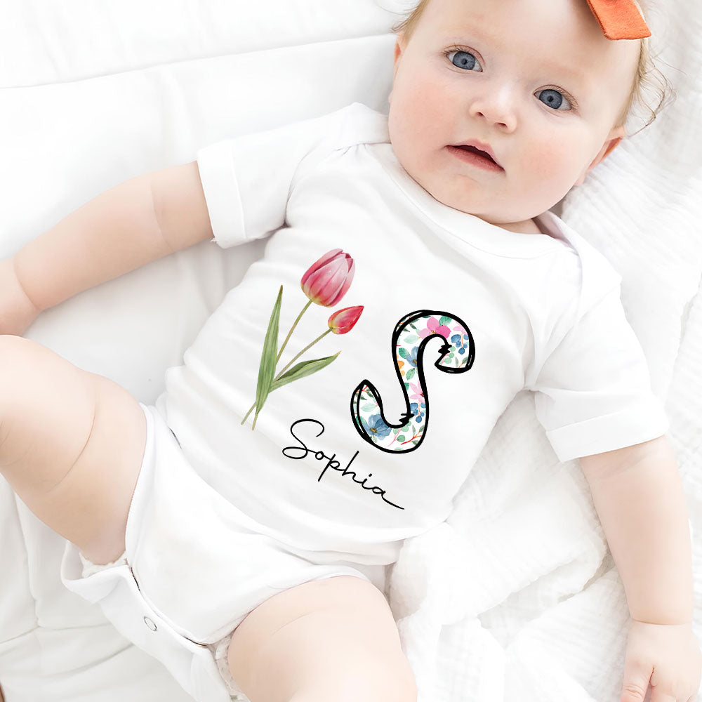 The Day An Angel Came To Me - Personalized Custom Baby Onesie