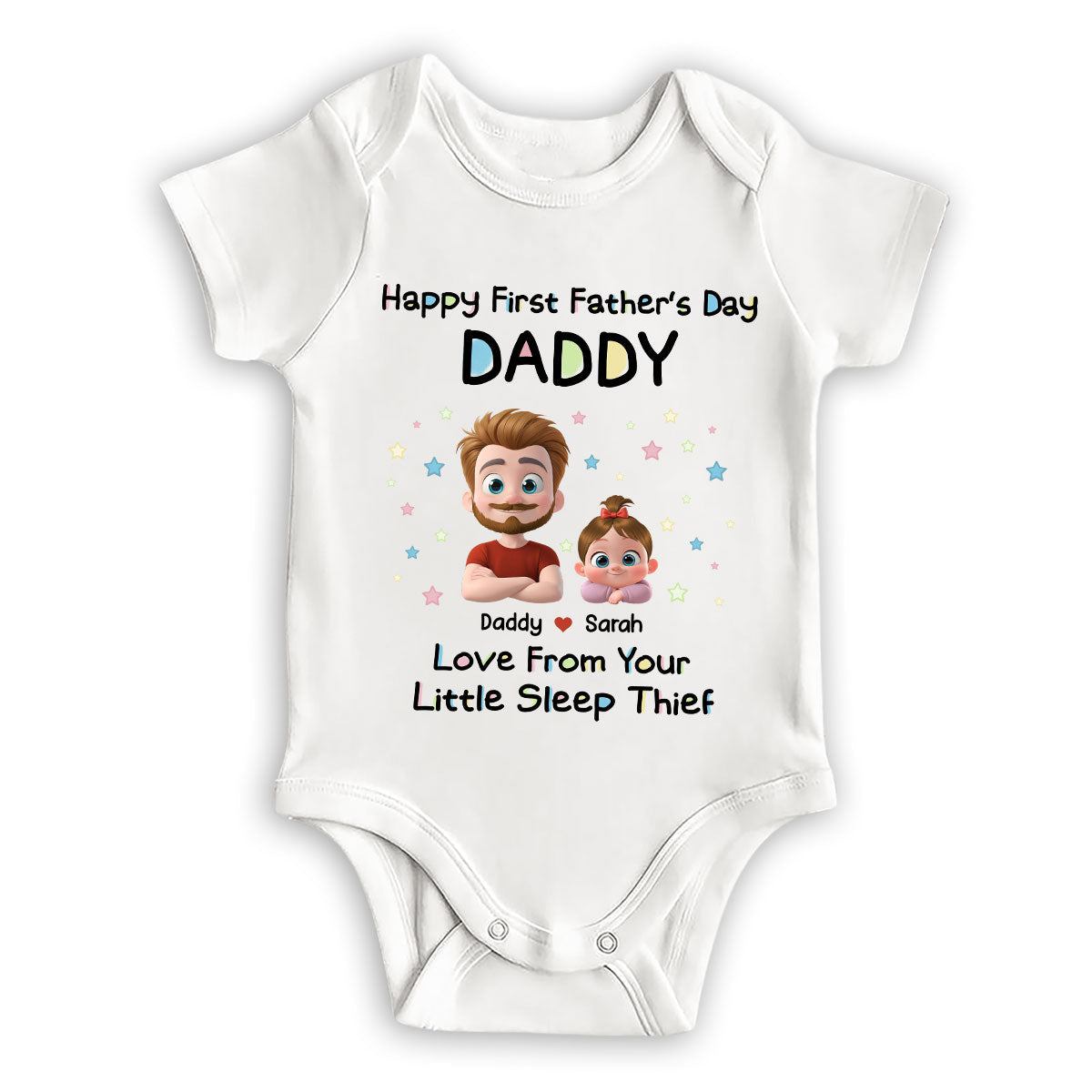 Little Sleep Thief - Personalized Custom Baby Onesie