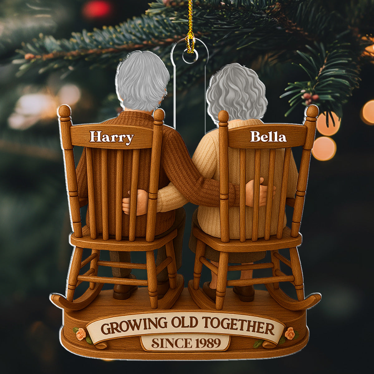 A Lifetime Of Love - Personalized Custom Acrylic Ornament