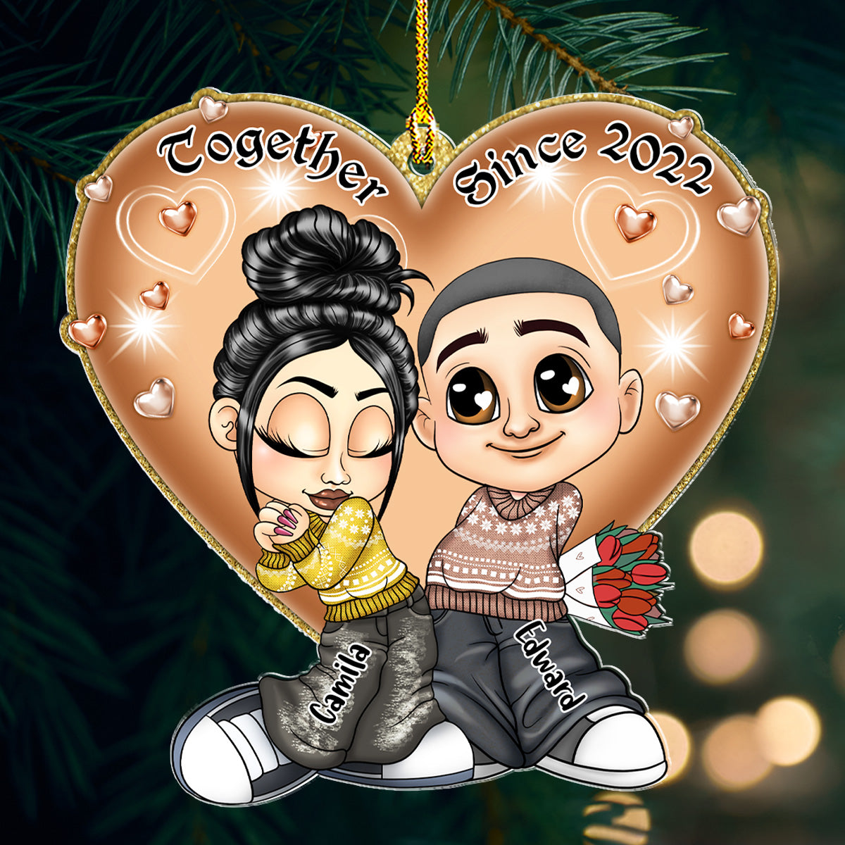 Always Love You - Personalized Custom Acrylic Ornament