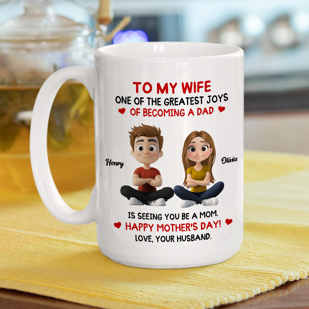 Seeing You As A Mom - Personalized Custom Coffee Mug