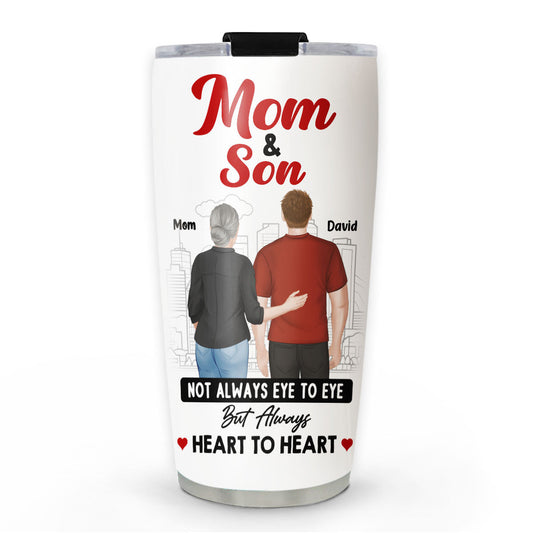 Mom And Son Forever Strong - Personalized Custom Tumbler