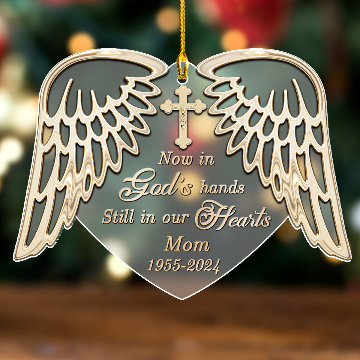 Still In My Heart - Personalized Custom Frosted Acrylic Ornament