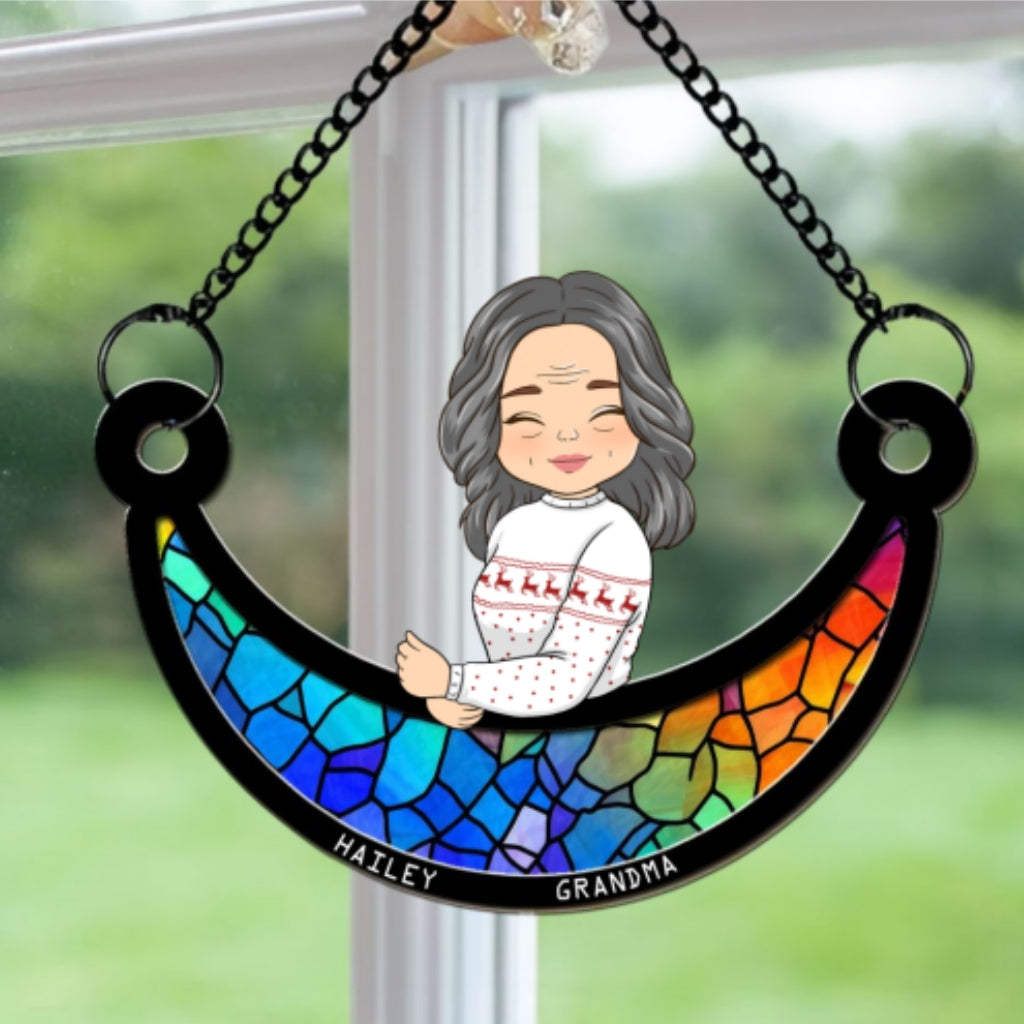Grandma Love - Personalized Custom Suncatcher