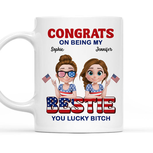 American Best Friends - Personalized Custom Coffee Mug