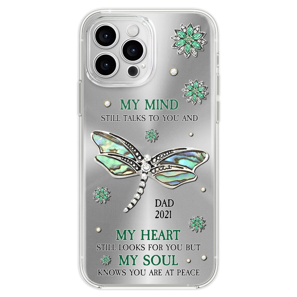 Dragonfly My Mind My Heart My Soul - Personalized Custom Phone Case
