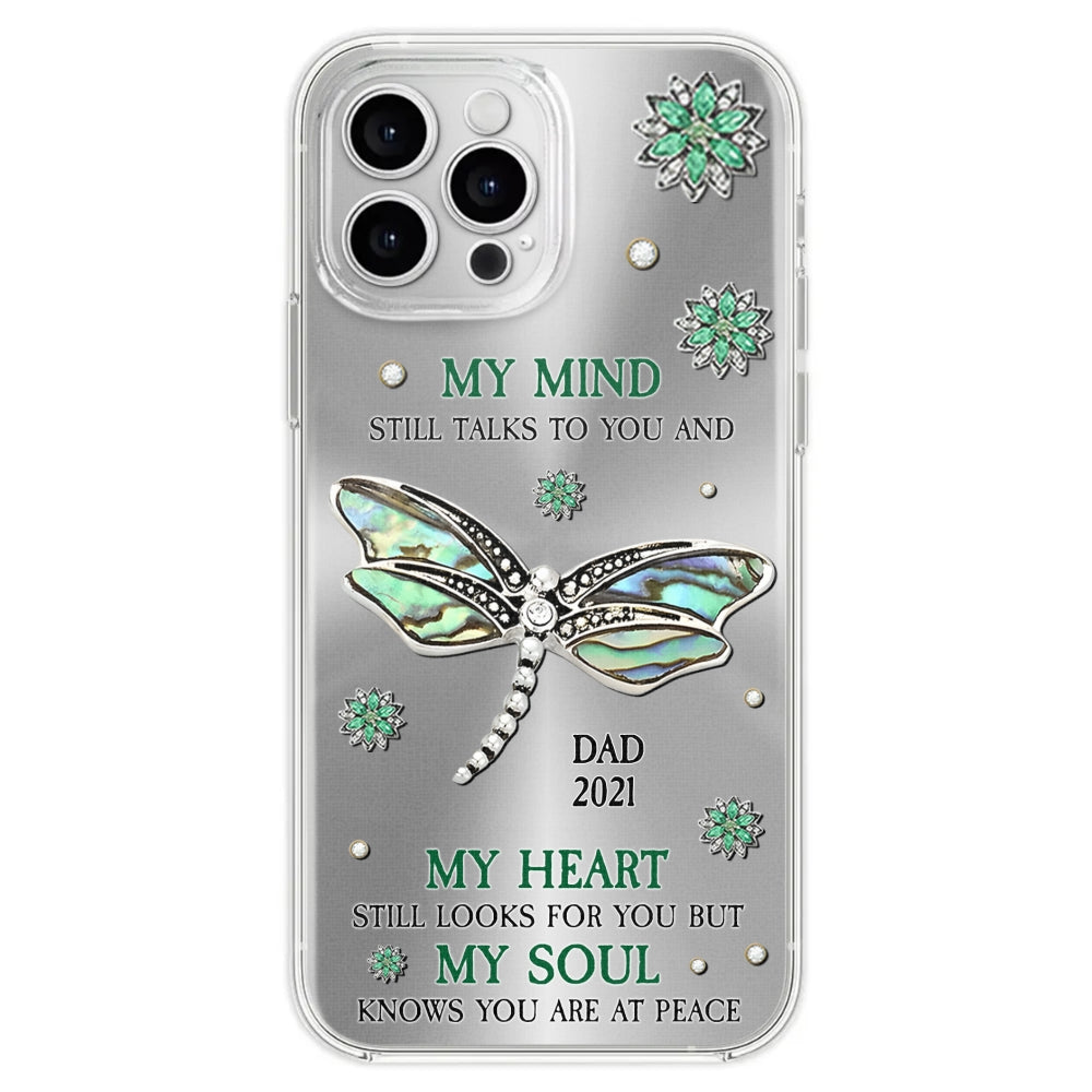Dragonfly My Mind My Heart My Soul - Personalized Custom Phone Case