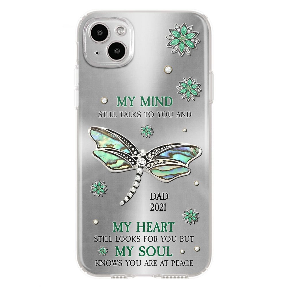 Dragonfly My Mind My Heart My Soul - Personalized Custom Phone Case