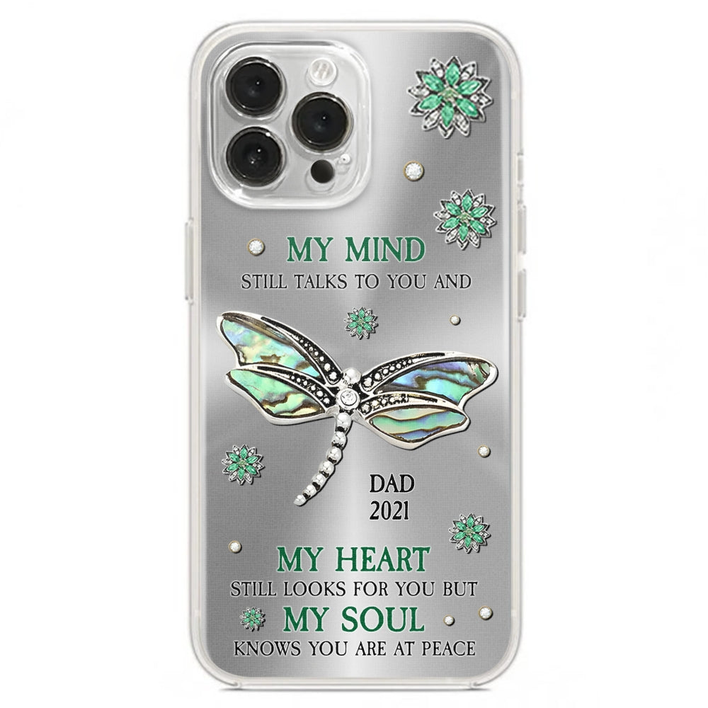 Dragonfly My Mind My Heart My Soul - Personalized Custom Phone Case
