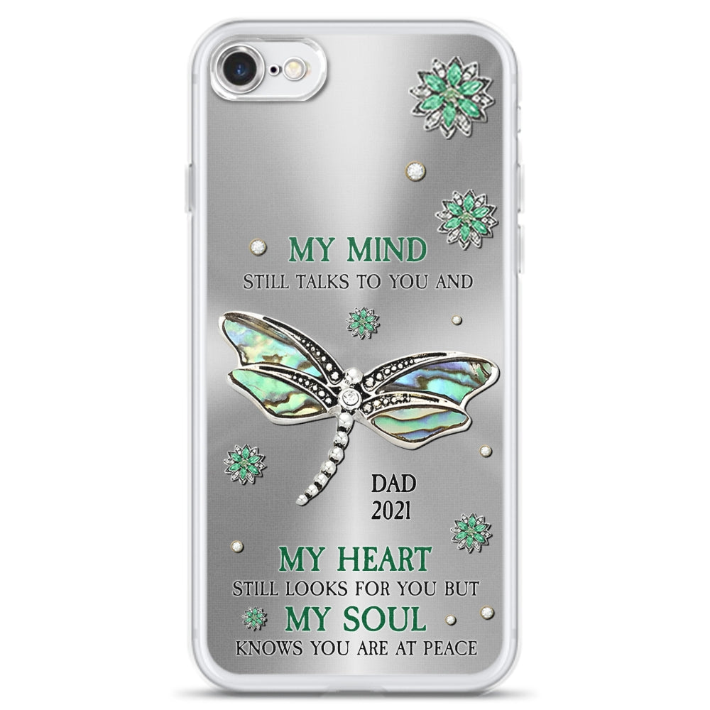 Dragonfly My Mind My Heart My Soul - Personalized Custom Phone Case