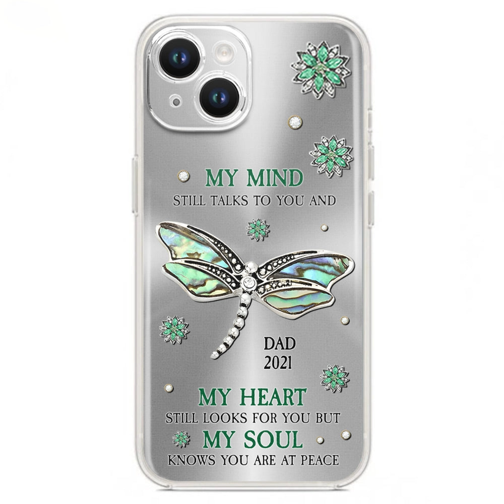 Dragonfly My Mind My Heart My Soul - Personalized Custom Phone Case