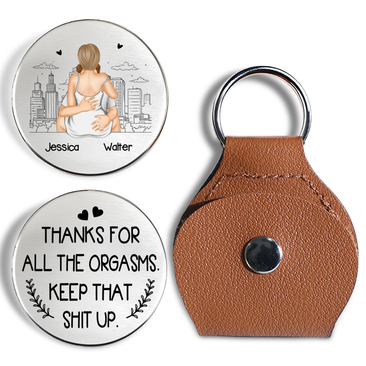 Thanks For All The Orgasms - Personalized Custom Pocket Hug