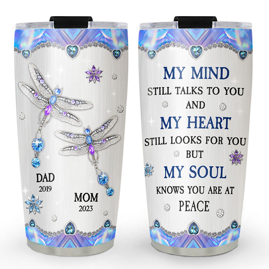 My Mind My Heart My Soul - Personalized Custom Tumbler