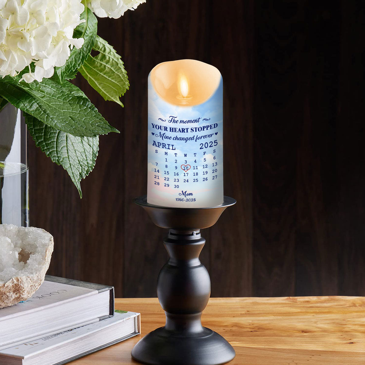 The Moment - Personalized Custom LED Candle