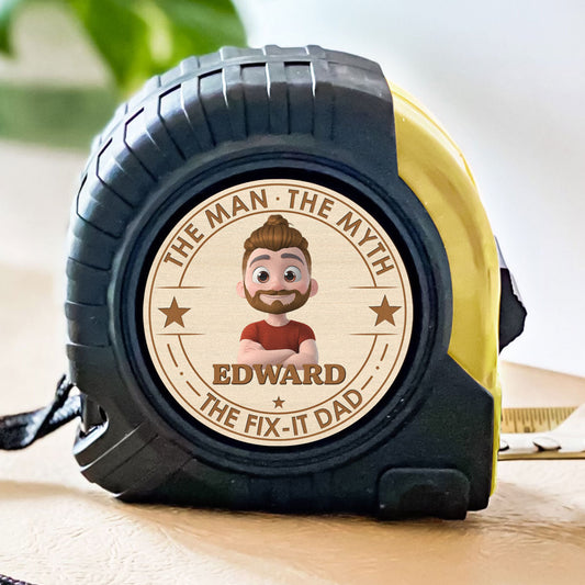 The Fix-It Dad - Personalized Custom Tape Measure