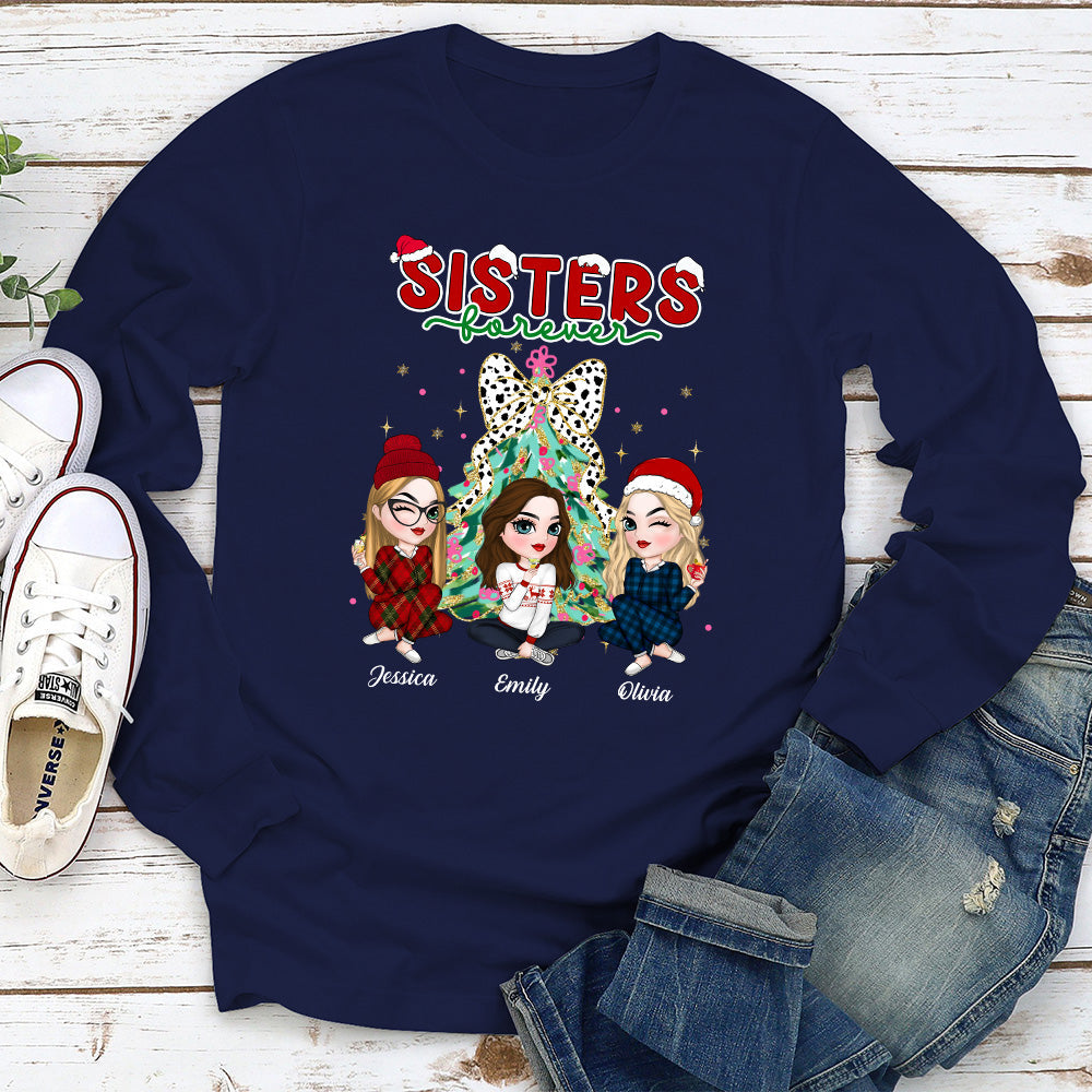 Bestie Sitting Christmas - Personalized Custom Shirt
